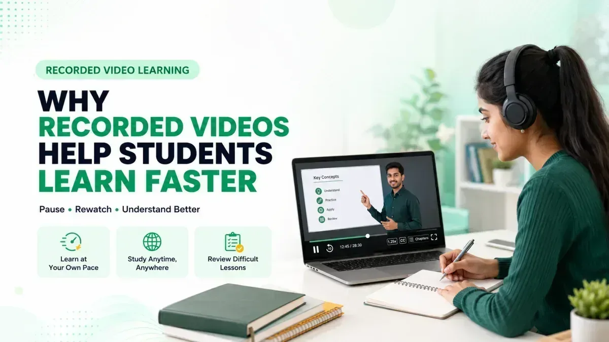 Why Recorded Videos Help Students Learn Faster